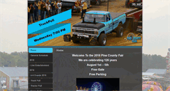 Desktop Screenshot of pinecountyfair.com